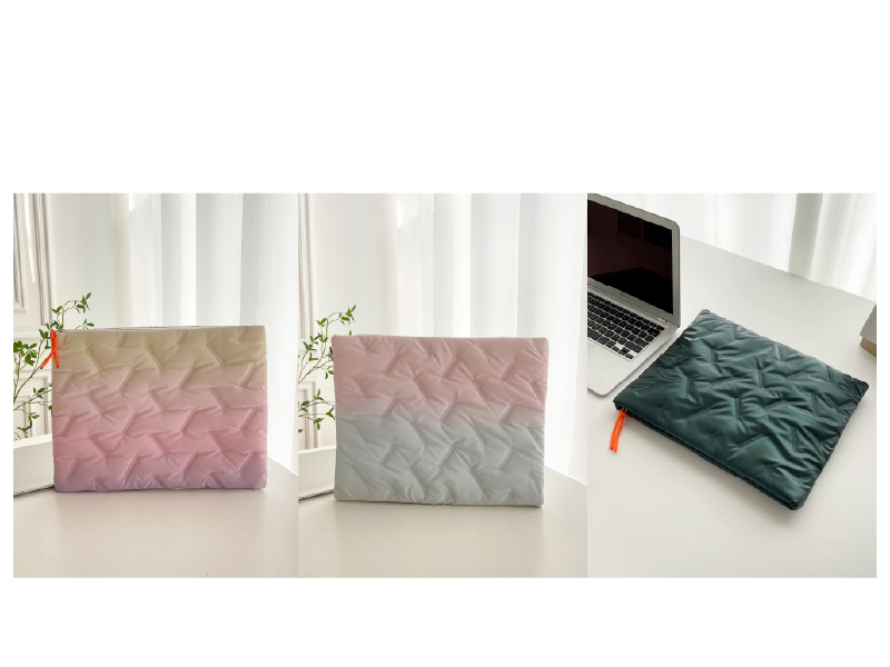 工廠訂製Y2K金屬光筆電包收納包內膽包電腦包-AA044