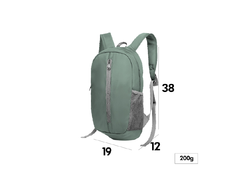 客製化休閒雙肩包勇包結綠品白沙屯後背包-B201