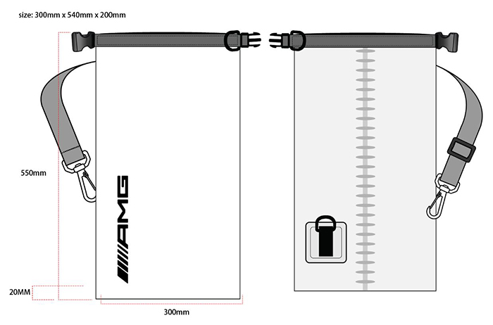 AMG 防水包禮贈品訂製｜倍勁提供極致頂級的客製背包服務