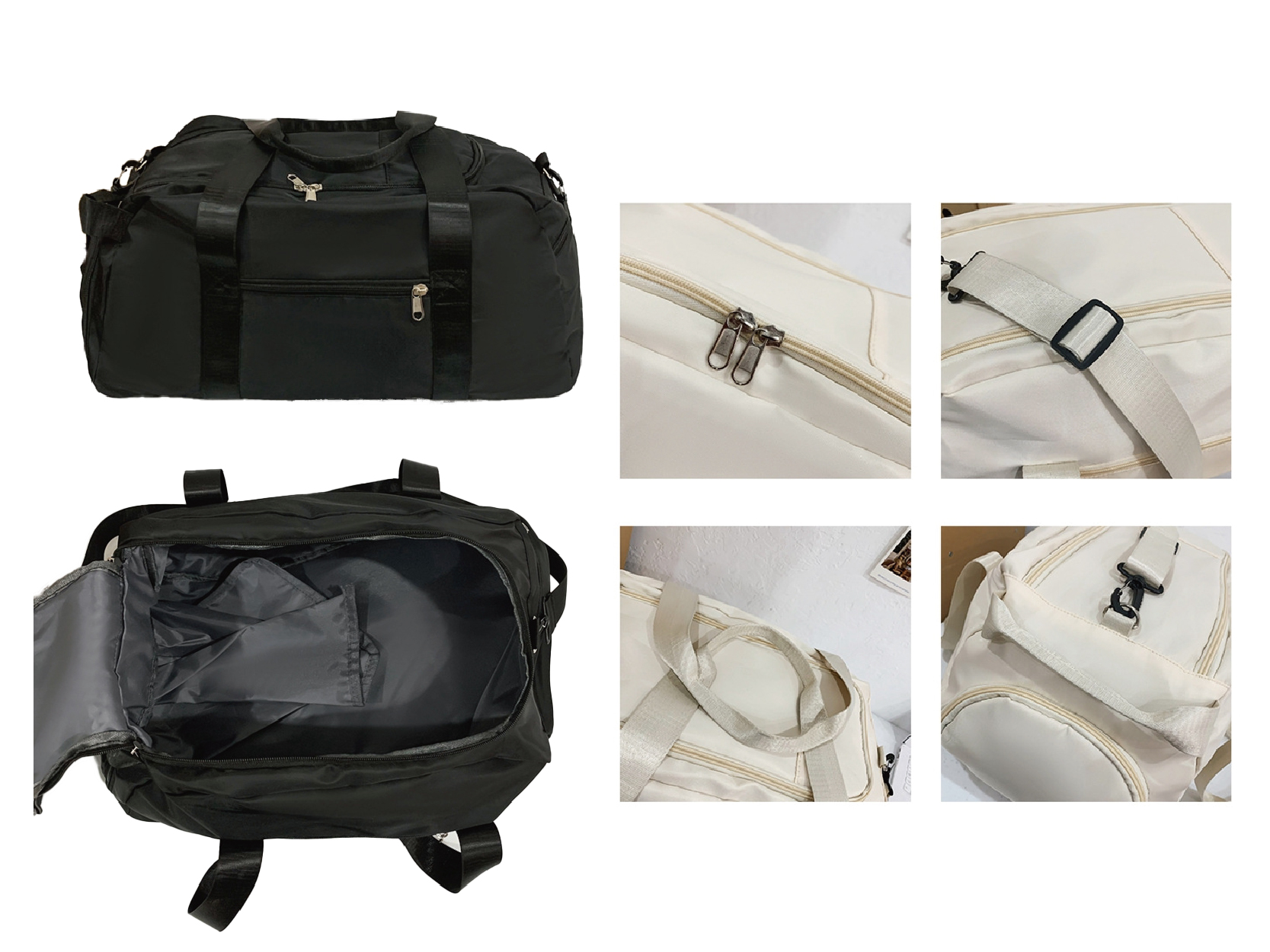 客製化韓系附鞋袋健身包運動旅行後背包-D102