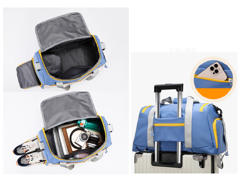 訂製日系三用附鞋袋健身包運動包旅行袋後背包-D106