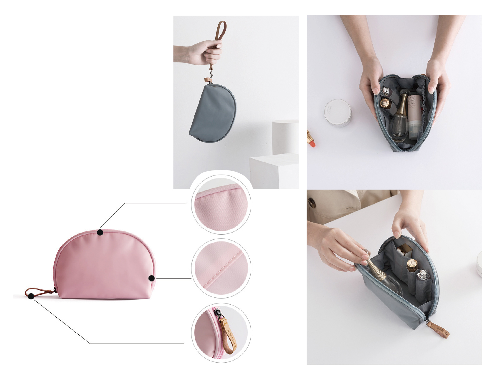 訂做城市風收納袋盥洗包手拿包3C包化妝包-Z135