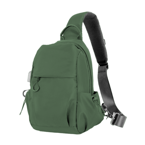 訂製時尚大容量單肩胸包