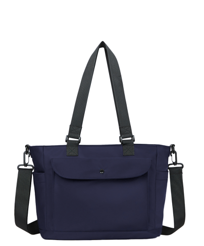 工廠訂製經典可拼色兩用手提肩背托特包提袋