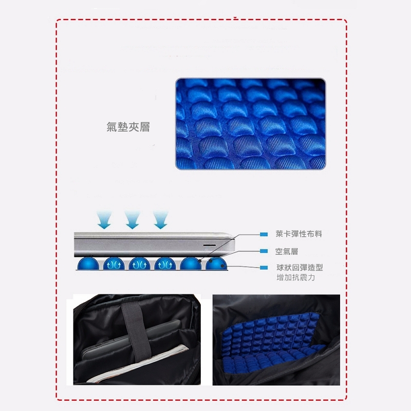 工廠訂製經典電腦後背包