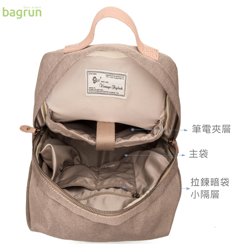 訂做英倫風雙肩後背包