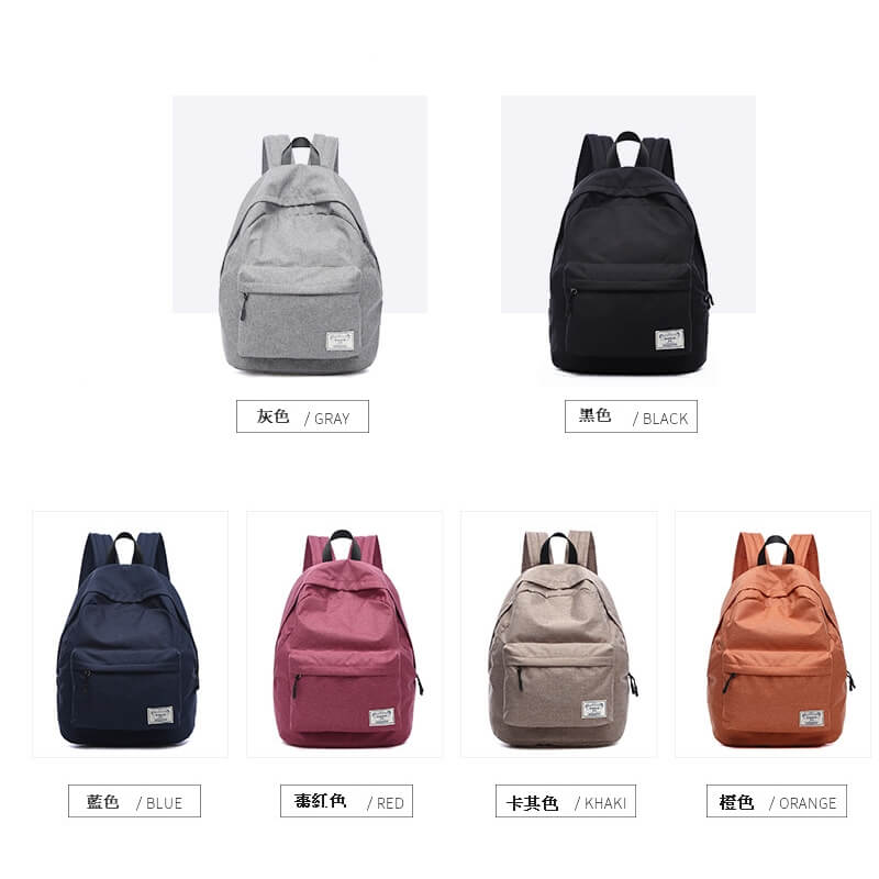 代工日系休閒雙肩後背包