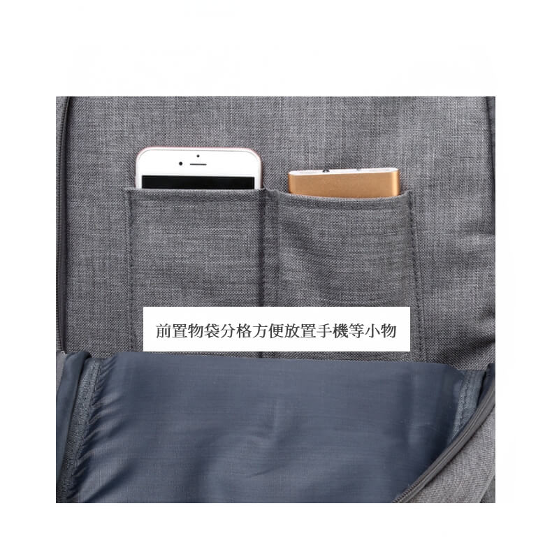 訂製簡約休閒雙肩後背包