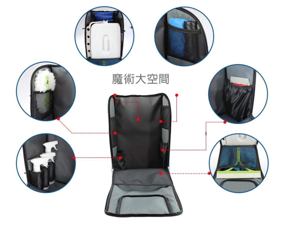 多隔層網袋展示客製化簡約打掃雙肩包清潔後背包工具後背包B114企業禮贈品包袋訂製