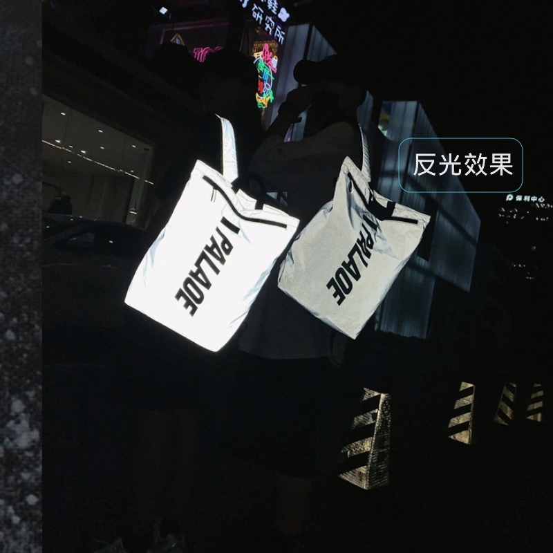 夜間反光效果實測圖工廠訂做都會手提側背雙肩後背包B118台灣專業包包代工廠