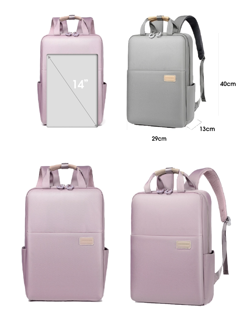 工廠訂做韓系筆電後背包尺寸為40*29*13cm
