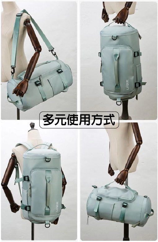 日系休閒三用後背包-多元使用方式:可肩背、雙肩背、直立手提、橫式手提