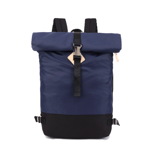 工廠訂做日系折口雙肩後背包