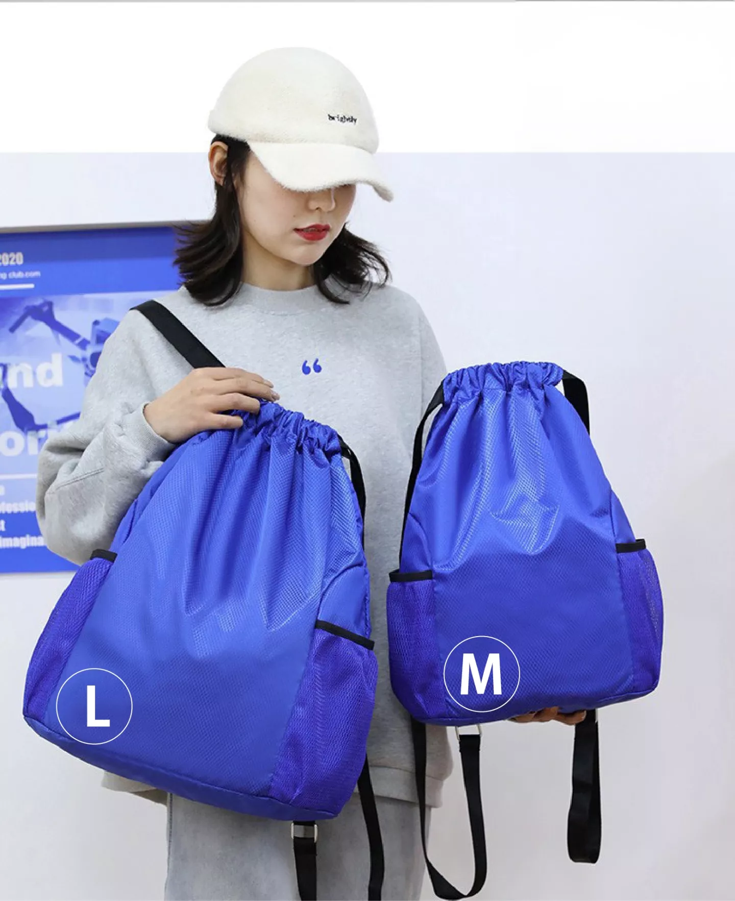 不同尺寸的實際對比照