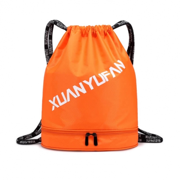 訂做潮流鞋層運動雙肩包後背包束口袋