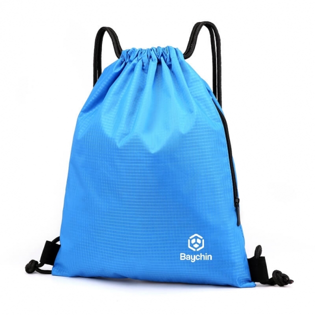 訂做潮流運動後背包簡約束口袋