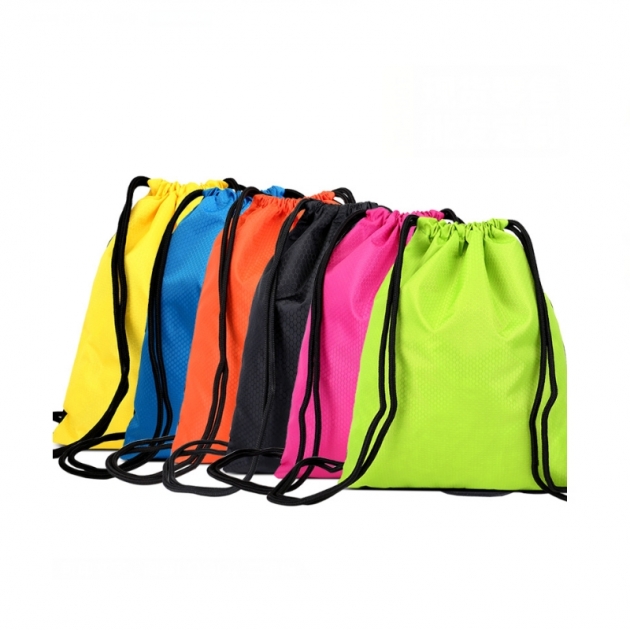 訂做簡約休閒雙肩包後背包束口袋