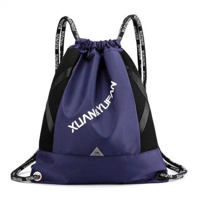 訂製拼色乾濕分離後背包運動束口袋雙肩包