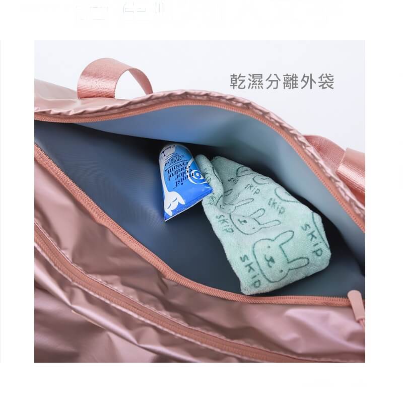 訂做簡約運動獨立鞋層健身包