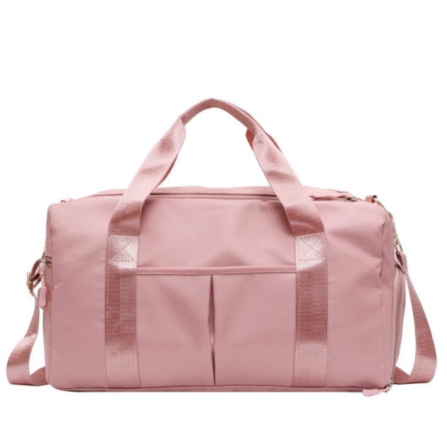 客製簡約旅行袋獨立鞋層健身包運動提袋