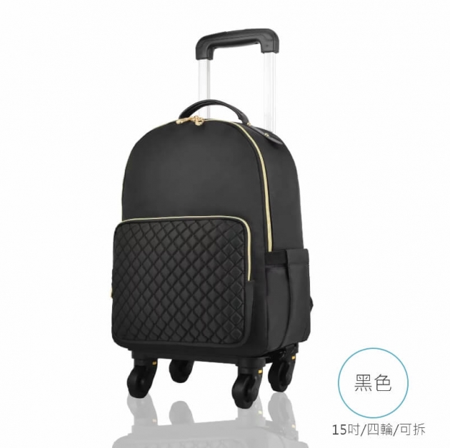 客製化韓系15吋登機包可拆式拉桿包後背包