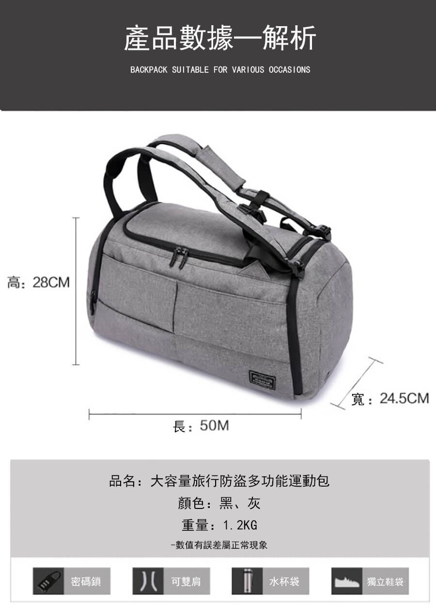 客製化英倫風防盜附鞋層兩用包