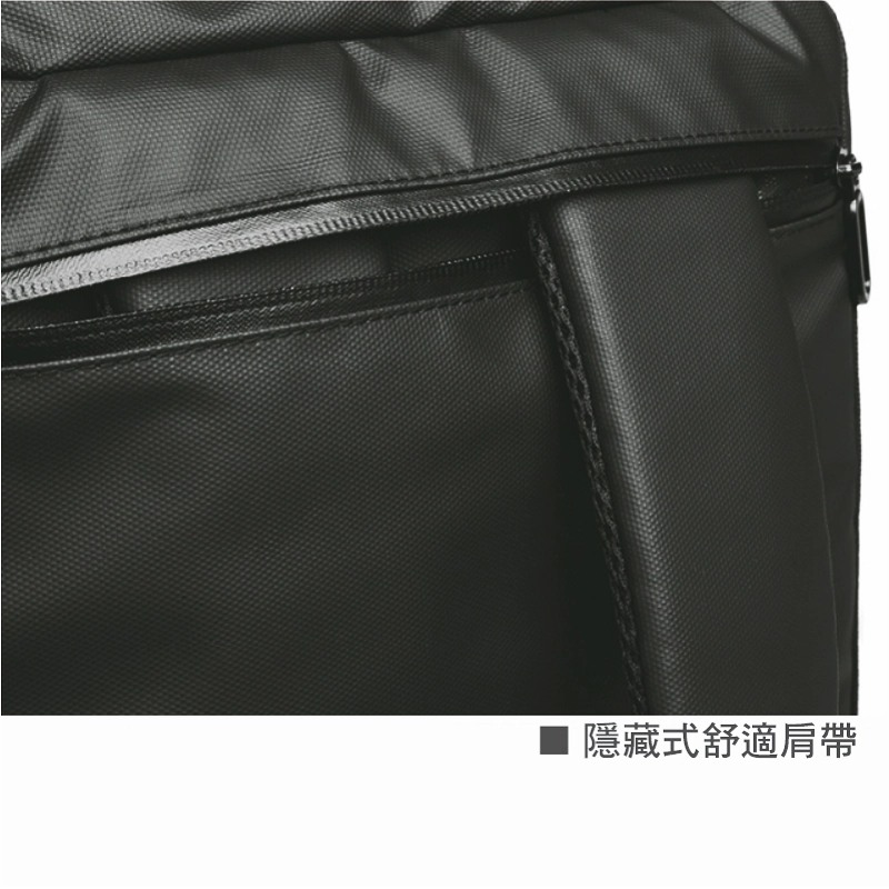 簡約大容量運動後背包D055-隱藏式收納背帶