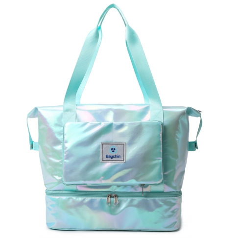 訂做韓系炫彩運動包附鞋層健身包旅行袋