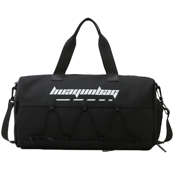 訂製韓系運動兩用附鞋層旅行袋健身包