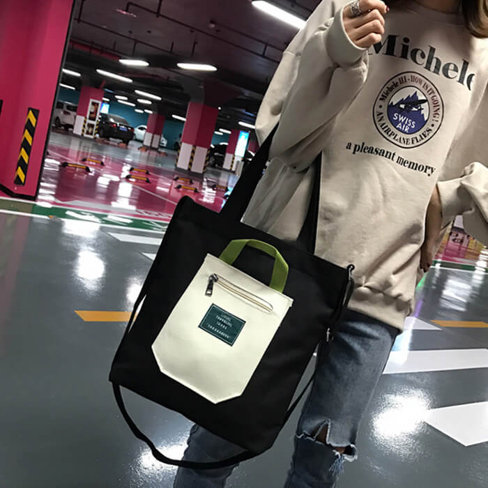 客製英倫風兩用手提袋