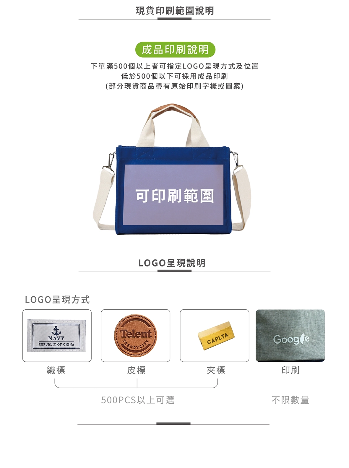 帆布托特包印刷規範