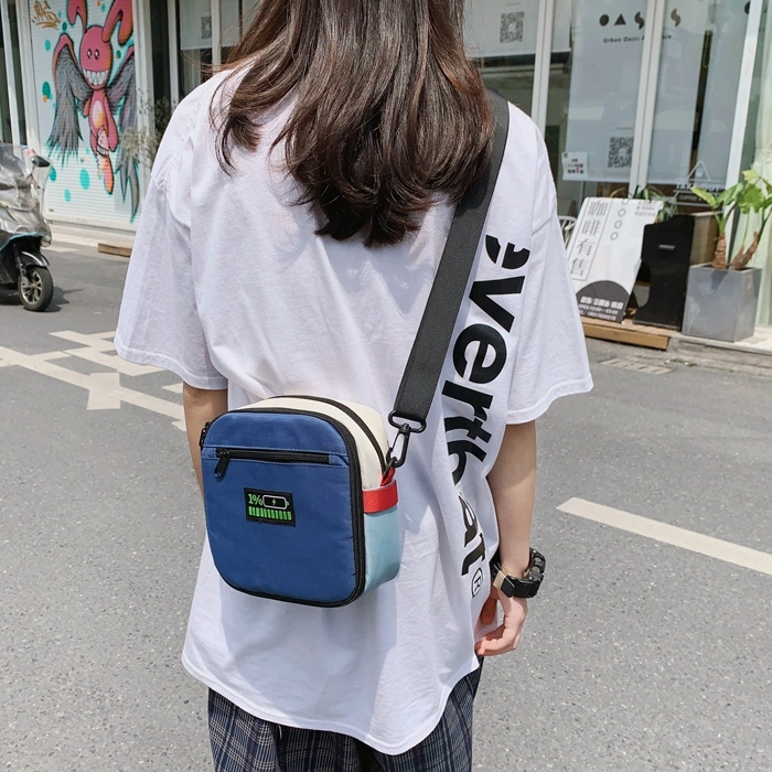 撞色隨行小包背負客製撞色隨行包兩用腰包側背包F040腰包OEM代工