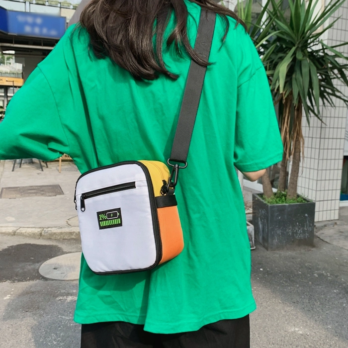 撞色隨行小包背負客製撞色隨行包兩用腰包側背包F040腰包OEM代工