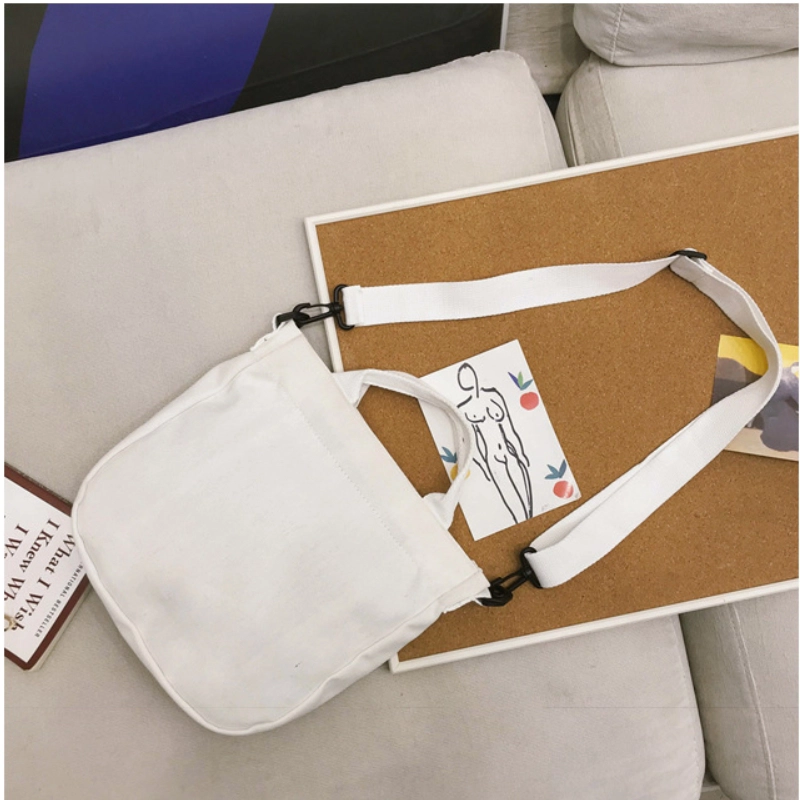 可愛文青刺繡外觀展示訂製韓系休閒手提袋斜背包側背包F049企業禮贈品包袋訂製