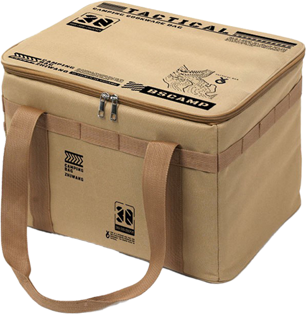 訂做戶外風格分格袋收納箱露營收納提袋