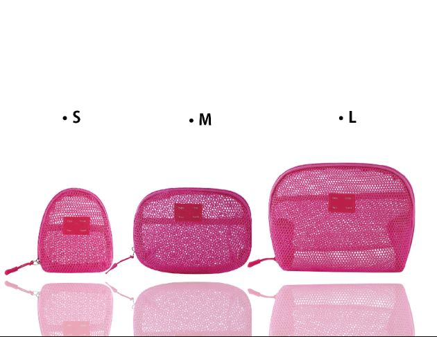 客製日雜風網布收納包盥洗包3C包化妝包