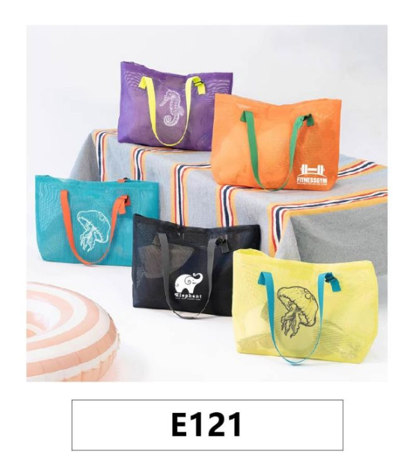 工廠訂製多巴胺色大容量肩背包沙灘包托特包環保袋