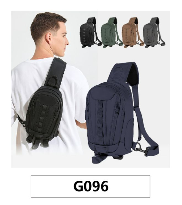 客製化都會工裝單肩胸包斜背包