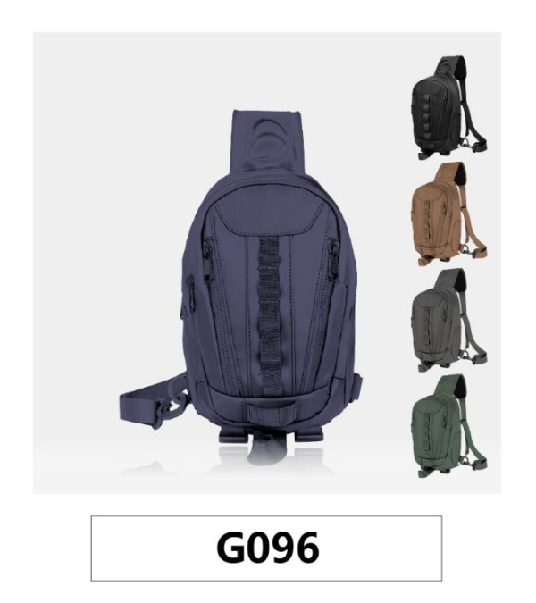 客製化都會工裝單肩胸包斜背包