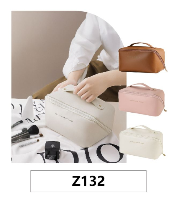 工廠訂製輕奢大容量盥洗包3C包收納袋化妝包