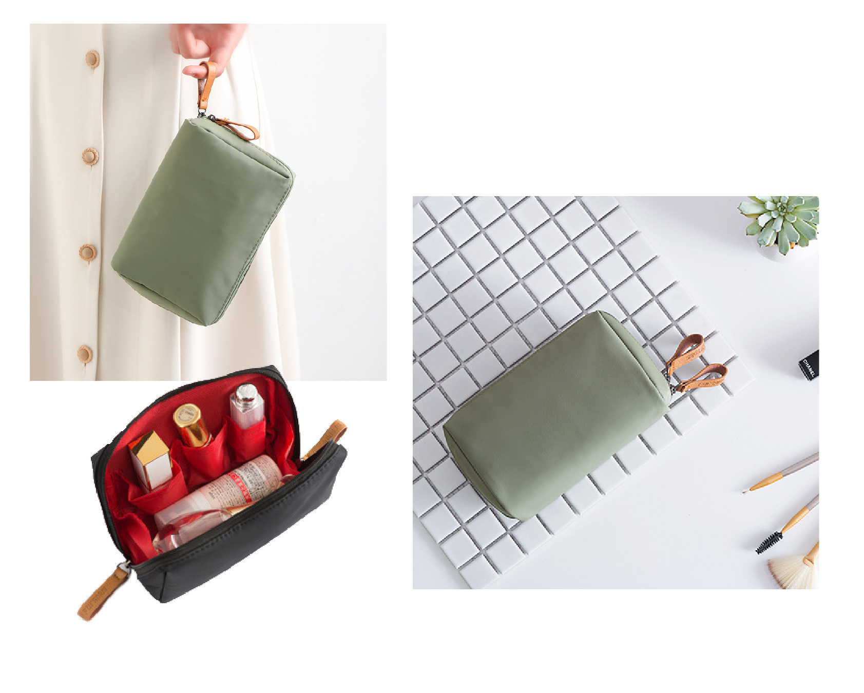 工廠訂製城市風收納袋盥洗包3C包化妝包-Z139